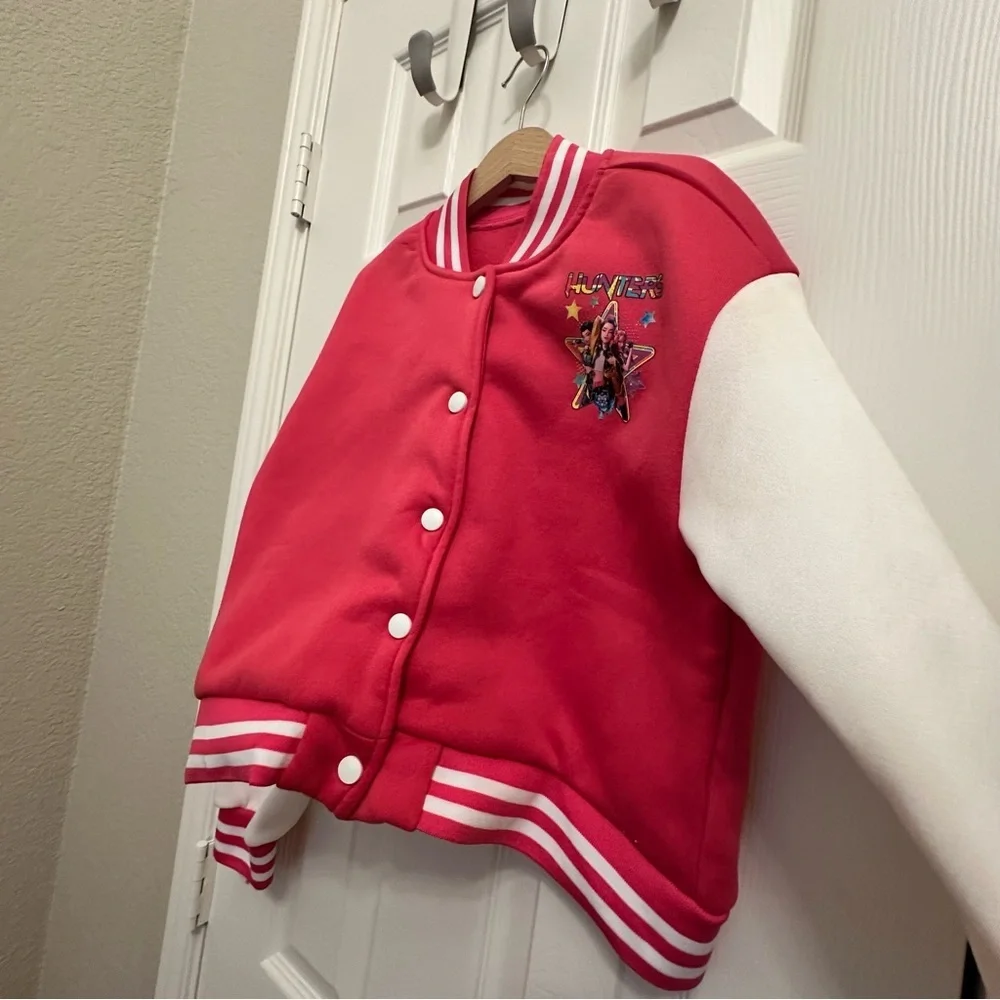 NWOT Girls Vampire Demon Hunters Varsity Jacket Size 10/12